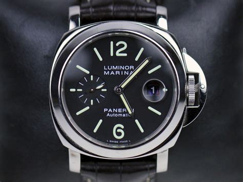 pre owned panerai luminor marina acciaio pam 48|Panerai Luminor Marina Automatic Pam 48 .